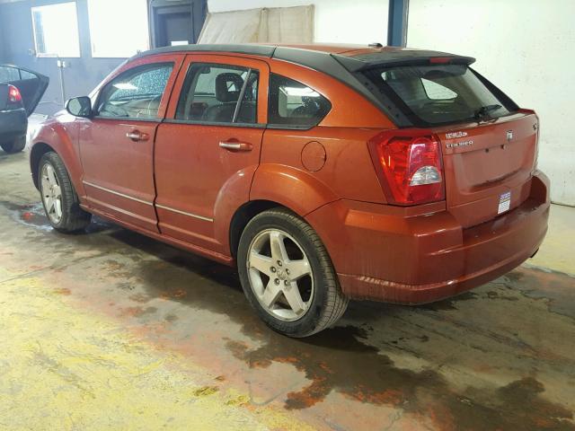 1B3HE78KX7D288956 - 2007 DODGE CALIBER R/ ORANGE photo 3