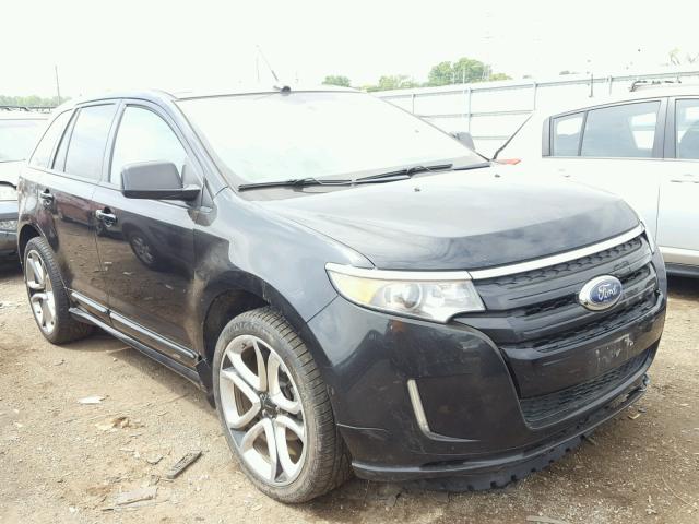 2FMDK4AK8BBA05379 - 2011 FORD EDGE SPORT BLACK photo 1