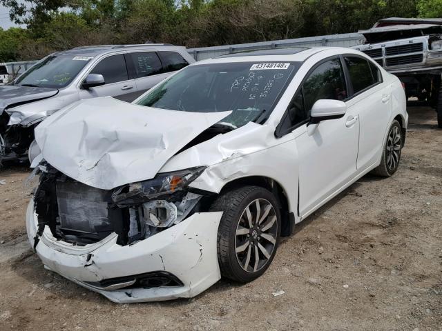 19XFB2F9XFE032928 - 2015 HONDA CIVIC EXL Ağ foto 2