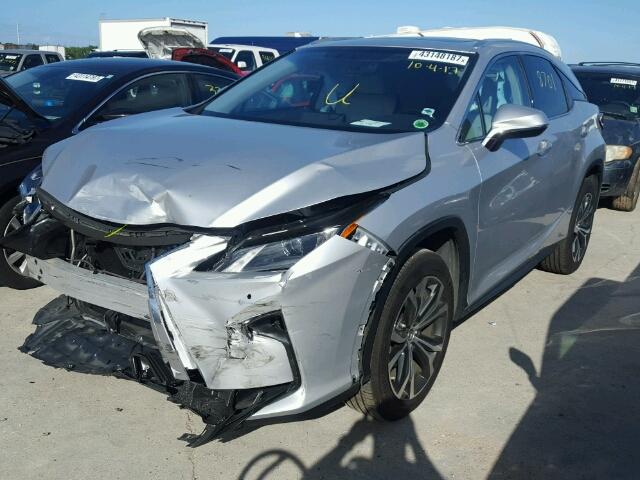 2T2ZZMCA7GC027751 - 2016 LEXUS RX 350 SILVER photo 2