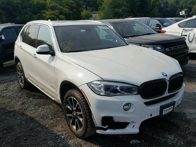 5UXKR6C5XF0J79549 - 2015 BMW X5 XDRIVE5 WHITE photo 1