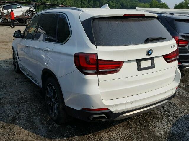 5UXKR6C5XF0J79549 - 2015 BMW X5 XDRIVE5 WHITE photo 3