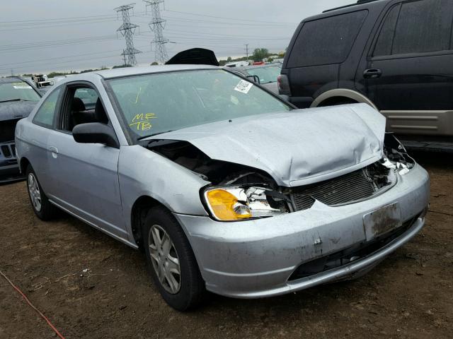 1HGEM22553L016648 - 2003 HONDA CIVIC LX SILVER photo 1