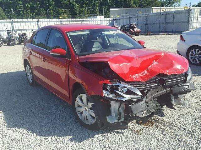 3VWDX7AJ5DM442916 - 2013 VOLKSWAGEN JETTA RED photo 1