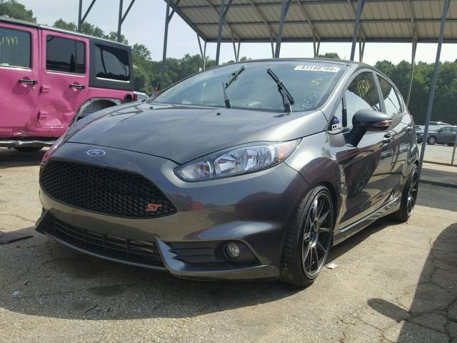 3FADP4GX6HM112579 - 2017 FORD FIESTA ST GRAY photo 2