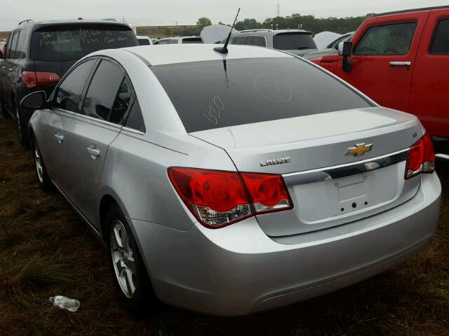 1G1PC5SB3D7271187 - 2013 CHEVROLET CRUZE SILVER photo 3