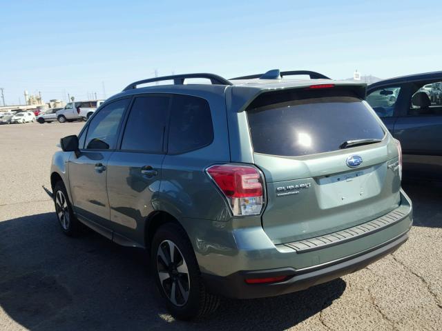JF2SJAGC2HH486143 - 2017 SUBARU FORESTER 2 GREEN photo 3