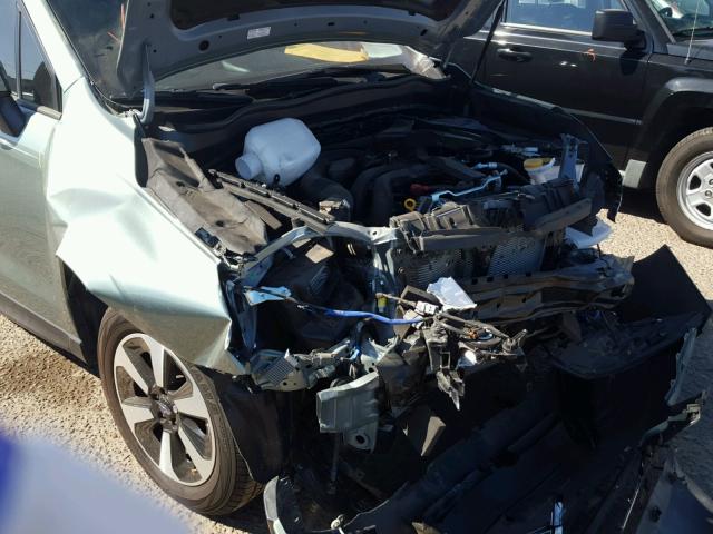 JF2SJAGC2HH486143 - 2017 SUBARU FORESTER 2 GREEN photo 9