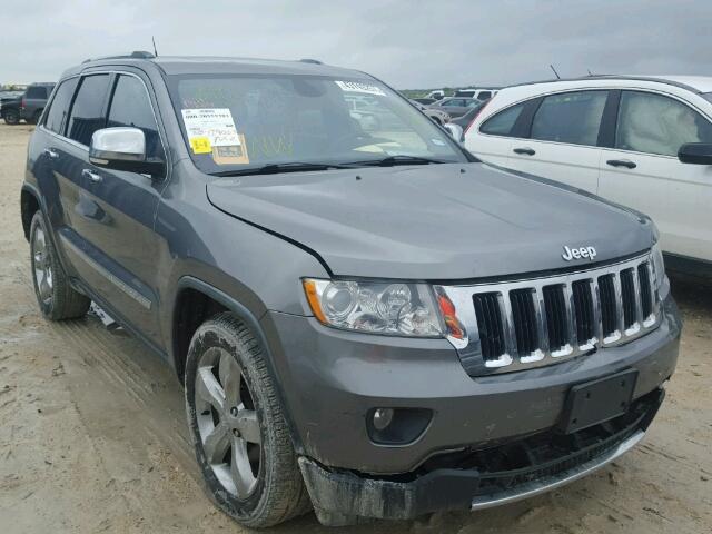 1C4RJEBT1CC112270 - 2012 JEEP GRAND CHER GRAY photo 1