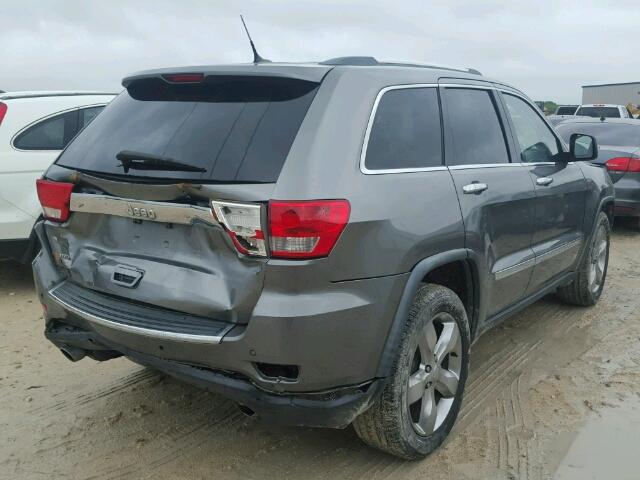 1C4RJEBT1CC112270 - 2012 JEEP GRAND CHER GRAY photo 4