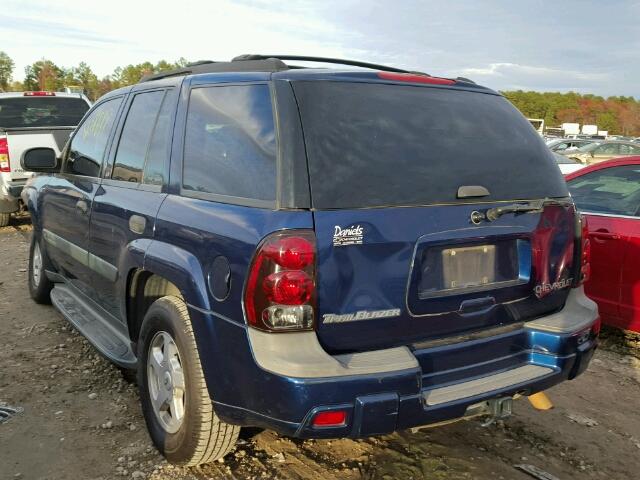 1GNDS13S532367135 - 2003 CHEVROLET TRAILBLAZE BLUE photo 10