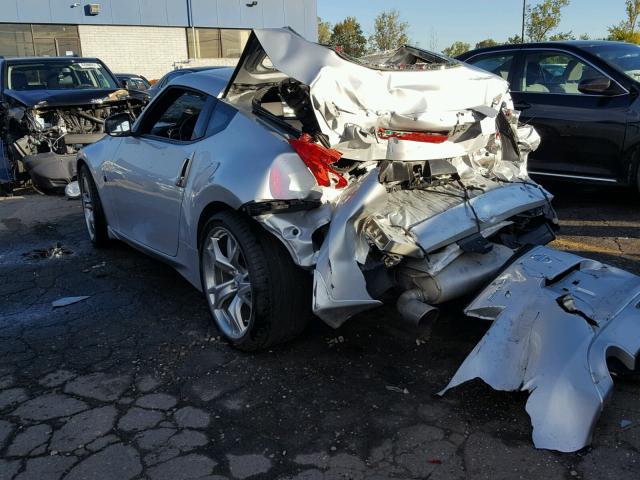 JN1AZ4EH2BM553537 - 2011 NISSAN 370Z BASE SILVER photo 3