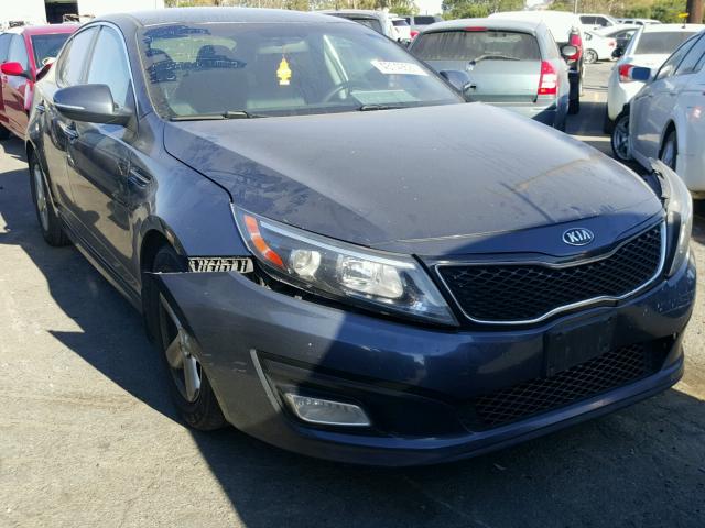 KNAGM4A73F5558388 - 2015 KIA OPTIMA LX BLUE photo 1