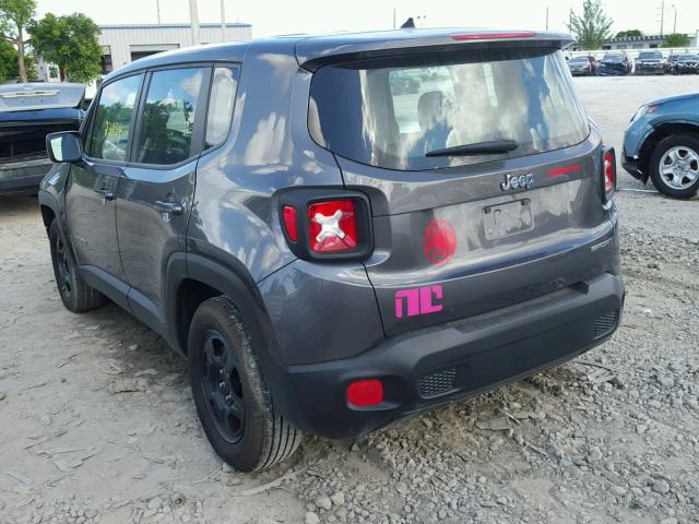 ZACCJAAT9GPE28470 - 2016 JEEP RENEGADE S Boz foto 3