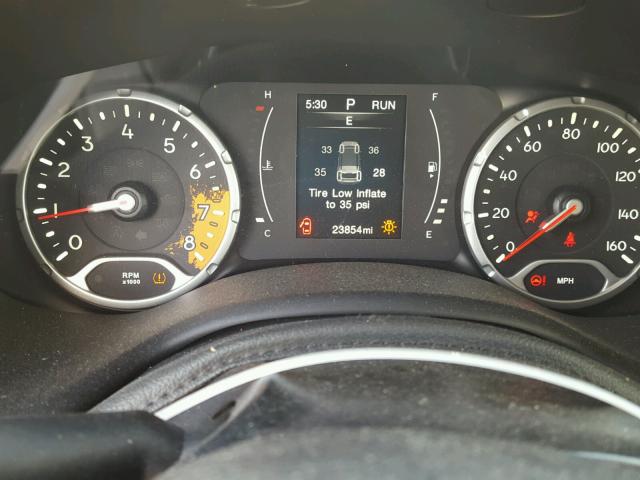 ZACCJAAT9GPE28470 - 2016 JEEP RENEGADE S GRAY photo 8