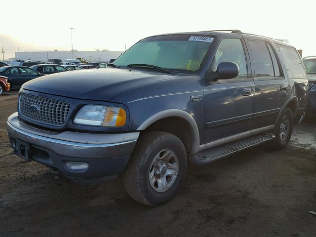 1FMPU18L6XLC50371 - 1999 FORD EXPEDITION BLUE photo 2