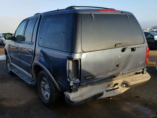 1FMPU18L6XLC50371 - 1999 FORD EXPEDITION BLUE photo 3