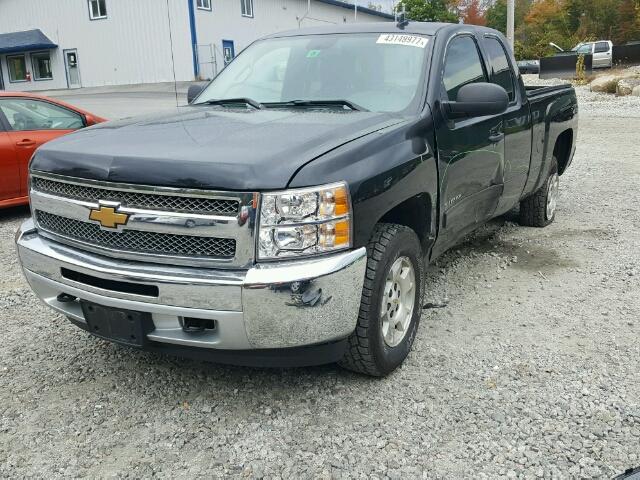 1GCRKSE72DZ224763 - 2013 CHEVROLET SILVERADO BLACK photo 2