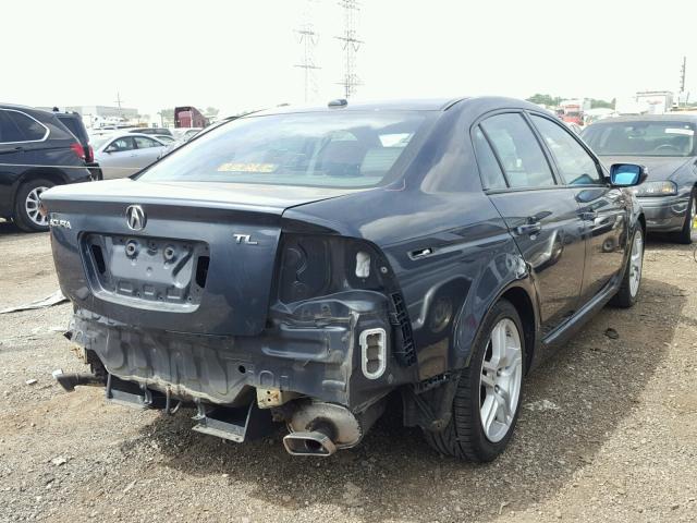 19UUA66237A039097 - 2007 ACURA TL GRAY photo 4