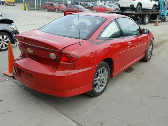 1G1JH12F647266391 - 2004 CHEVROLET CAVALIER RED photo 4