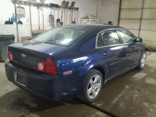 1G1ZG57B994235602 - 2009 CHEVROLET MALIBU LS BLUE photo 4