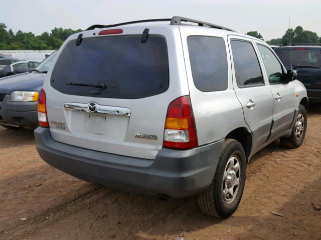 4F2YU061X1KM46315 - 2001 MAZDA TRIBUTE DX SILVER photo 4