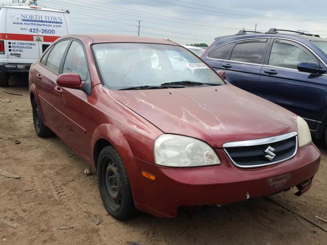 KL5JD56Z08K865133 - 2008 SUZUKI FORENZA BA RED photo 1