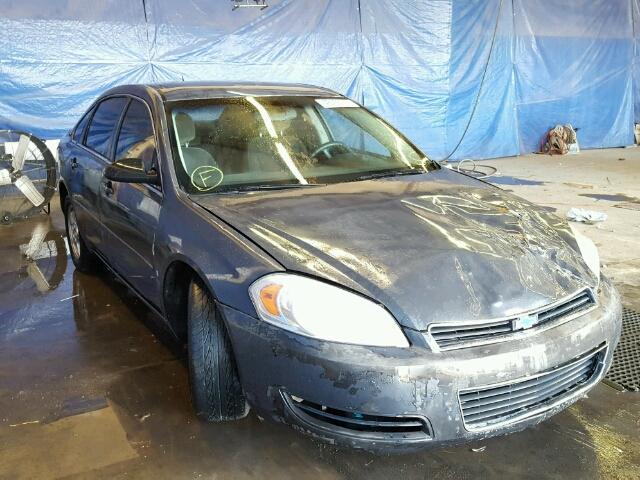 2G1WT58K281336360 - 2008 CHEVROLET IMPALA LT GRAY photo 1