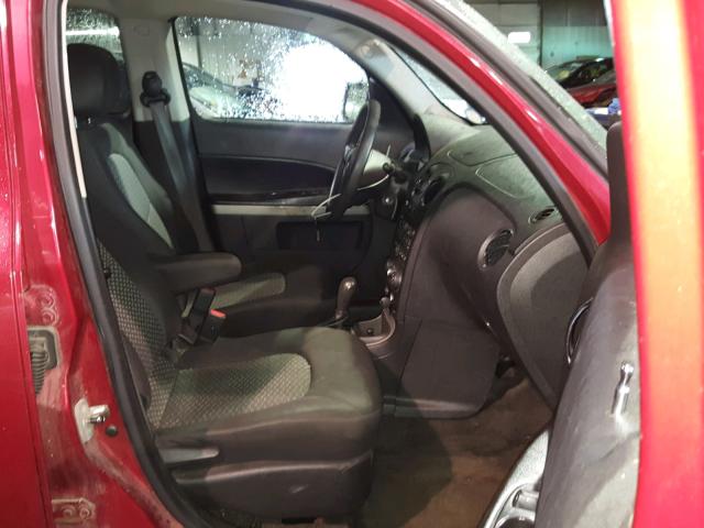 3GNBAADB6AS583117 - 2010 CHEVROLET HHR LS Rojo foto 5