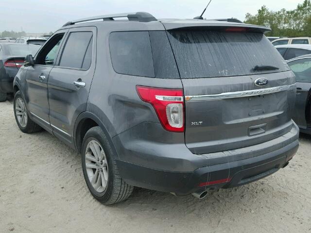 1FMHK7D89BGA28133 - 2011 FORD EXPLORER X CHARCOAL photo 3