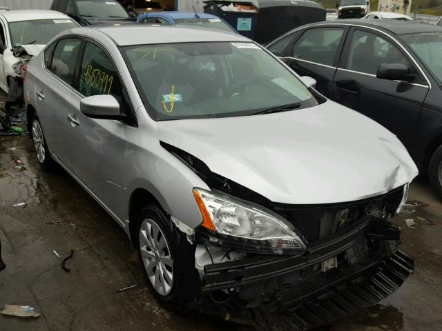 3N1AB7AP8FY329064 - 2015 NISSAN SENTRA S SILVER photo 1