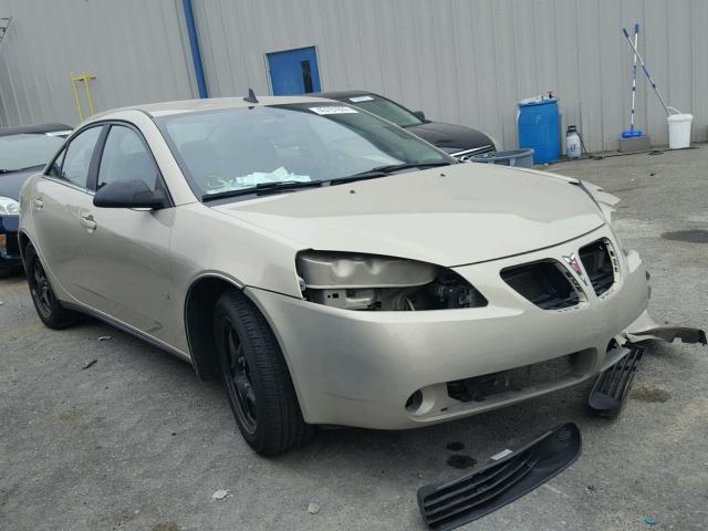 1G2ZG57B094177066 - 2009 PONTIAC G6 BEIGE photo 1