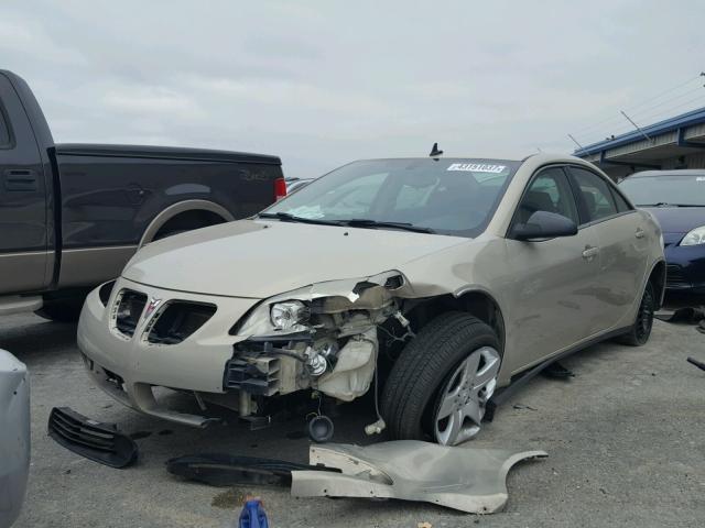 1G2ZG57B094177066 - 2009 PONTIAC G6 BEIGE photo 2