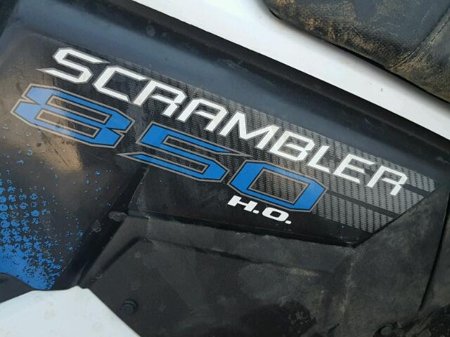 4XASVA858HA647713 - 2017 POLARIS SCRAMBLER WHITE photo 9