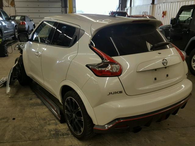 JN8DF5MV3FT250332 - 2015 NISSAN JUKE NISMO WHITE photo 3