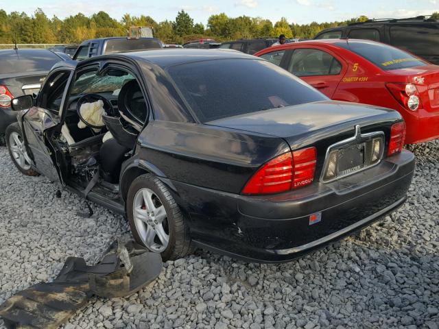 1LNHM87A02Y669440 - 2002 LINCOLN LS BLACK photo 3