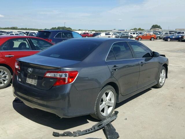 4T1BF1FK9DU287676 - 2013 TOYOTA CAMRY L CHARCOAL photo 4