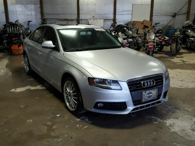 WAULF78K19N014240 - 2009 AUDI A4 2.0T QU SILVER photo 1