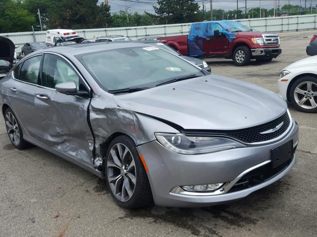 1C3CCCEG8GN147938 - 2016 CHRYSLER 200 C GRAY photo 9