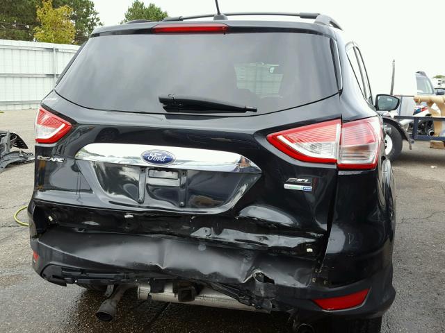 1FMCU9H93DUD84357 - 2013 FORD ESCAPE BLACK photo 9