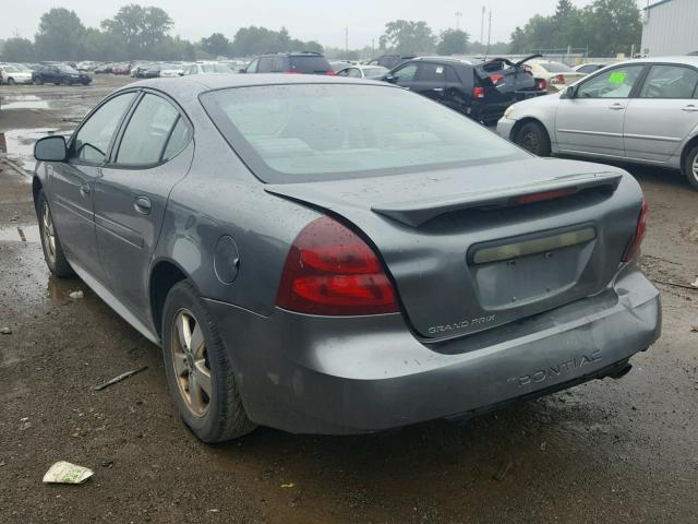 2G2WP522851313685 - 2005 PONTIAC GRAND PRIX GRAY photo 3