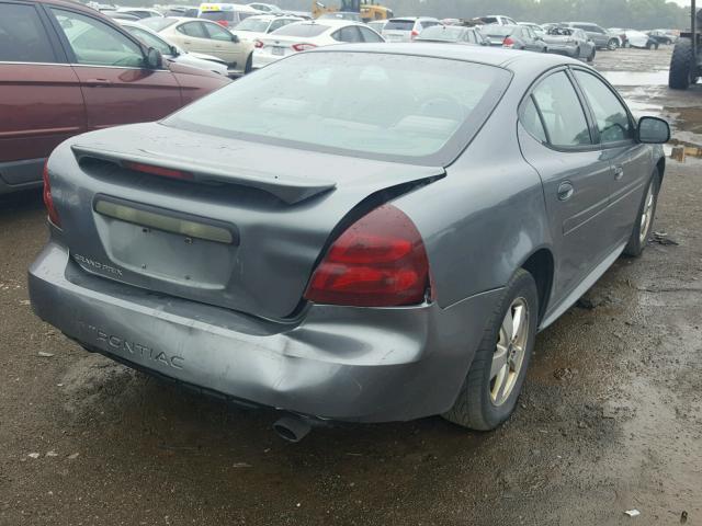 2G2WP522851313685 - 2005 PONTIAC GRAND PRIX GRAY photo 4