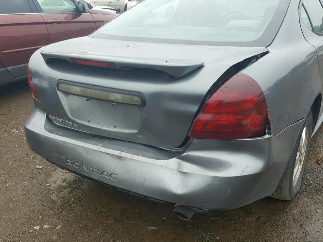 2G2WP522851313685 - 2005 PONTIAC GRAND PRIX GRAY photo 9