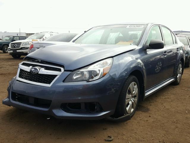 4S3BMBA66E3007519 - 2014 SUBARU LEGACY 2.5 BLUE photo 2