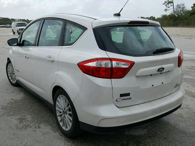 1FADP5BU4EL521700 - 2014 FORD C-MAX SEL WHITE photo 3