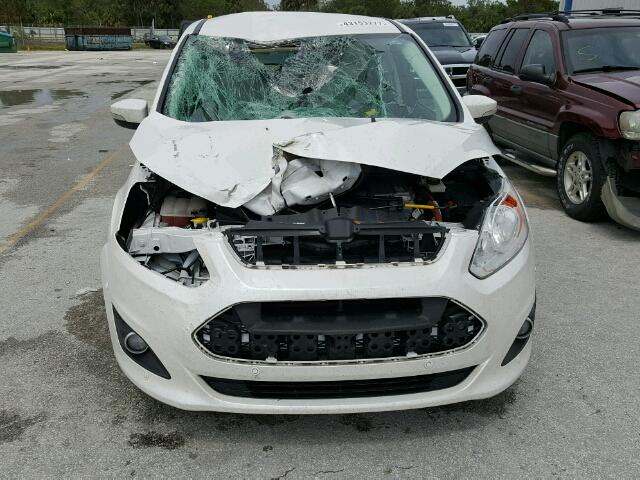 1FADP5BU4EL521700 - 2014 FORD C-MAX SEL WHITE photo 9