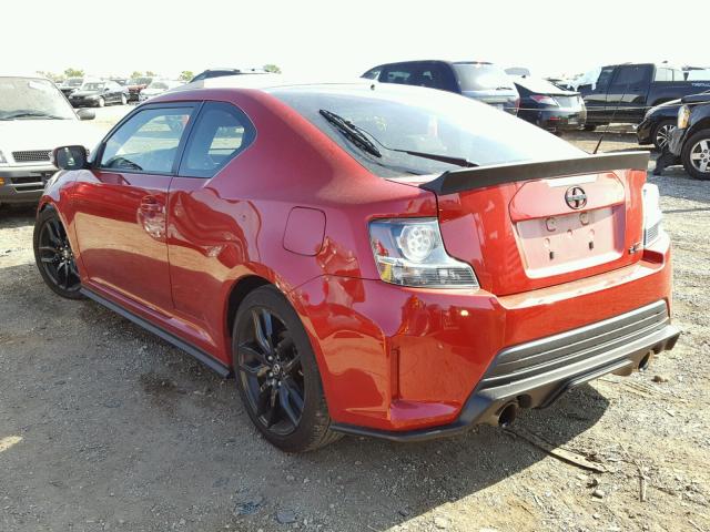 JTKJF5C76GJ026558 - 2016 TOYOTA SCION TC 红色 照片 3