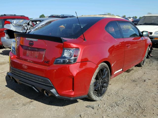 JTKJF5C76GJ026558 - 2016 TOYOTA SCION TC 红色 照片 4