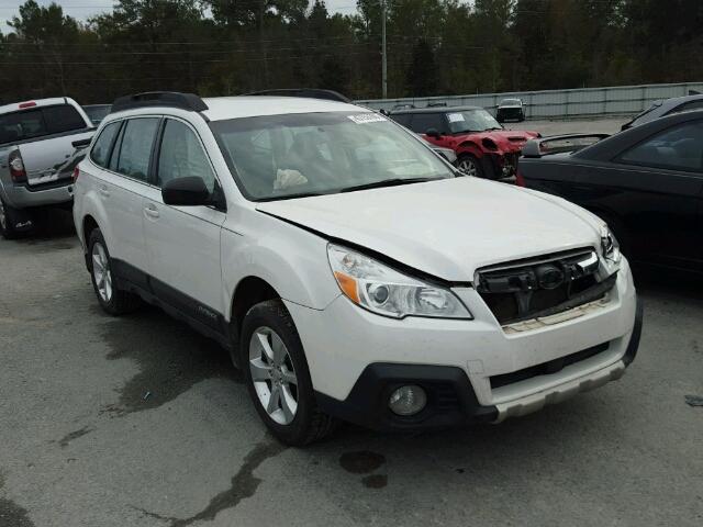 4S4BRCAC2E3308720 - 2014 SUBARU OUTBACK 2. WHITE photo 1