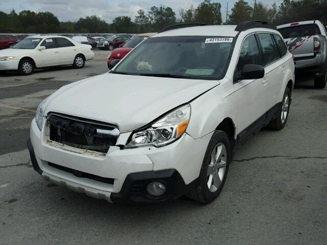 4S4BRCAC2E3308720 - 2014 SUBARU OUTBACK 2. WHITE photo 2